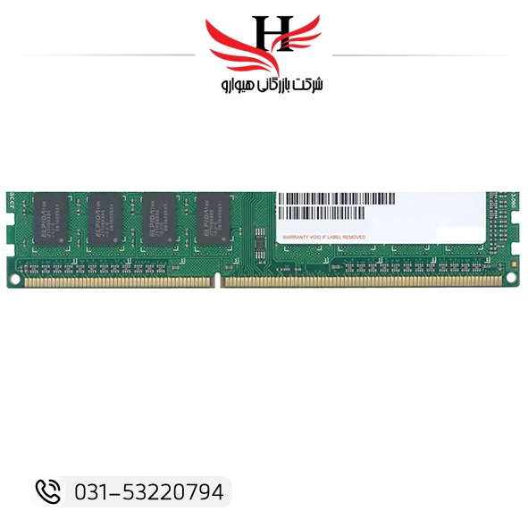 رم کامپیوتر استوک APACER ظرفیت 512 مگابایت DDR2 مناسب برای ارتقای سیستم‌های قدیمی با کارایی پایدار